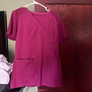 Cherokee iFlex Wine Scrubs Medium top & bottom